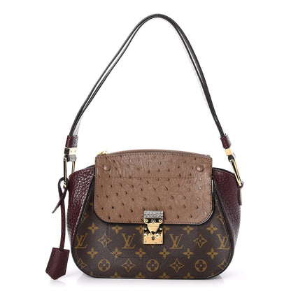 Louis Vuitton Ostrich Lizard Exotique Majestueux Shoulder Bag Bordeaux 1 of 6