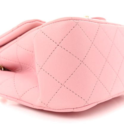 Chanel Lambskin Quilted Mini Square Flap Light Pink 9 of 11