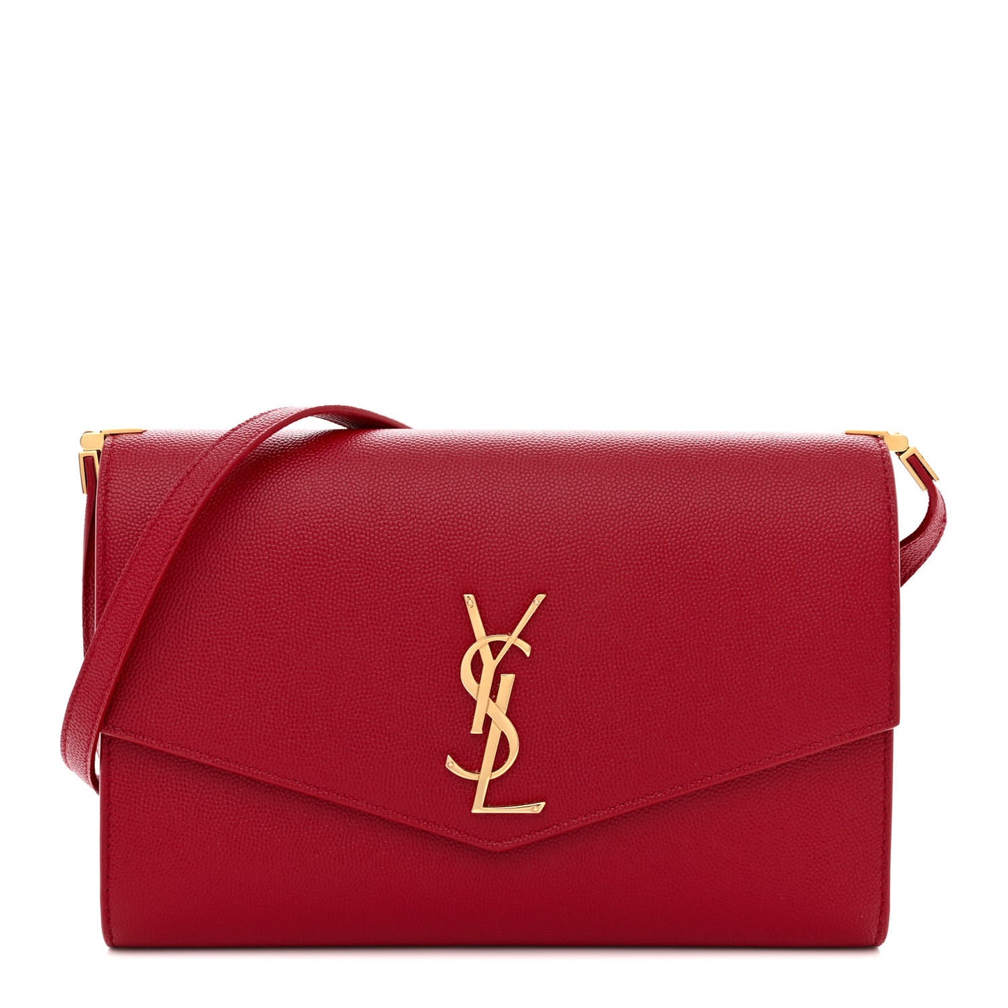 Grain de Poudre Mini Uptown Crossbody Bag Red