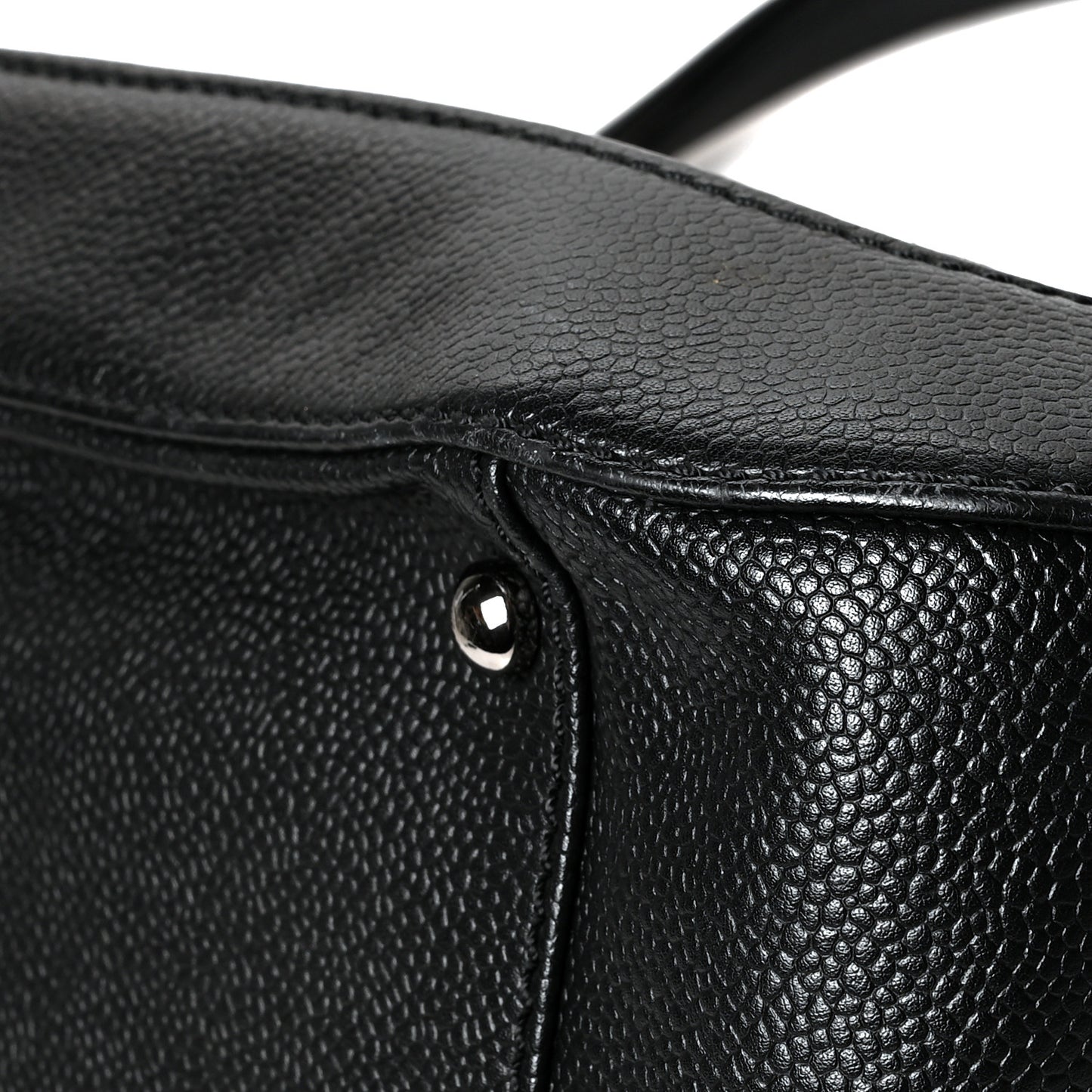 Caviar Quilted Small Mademoiselle Flap Bag Black