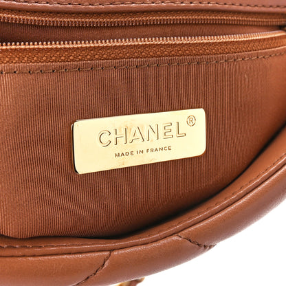 Chanel Lambskin Quilted Medium Chanel 19 Flap Brown 6 of 10