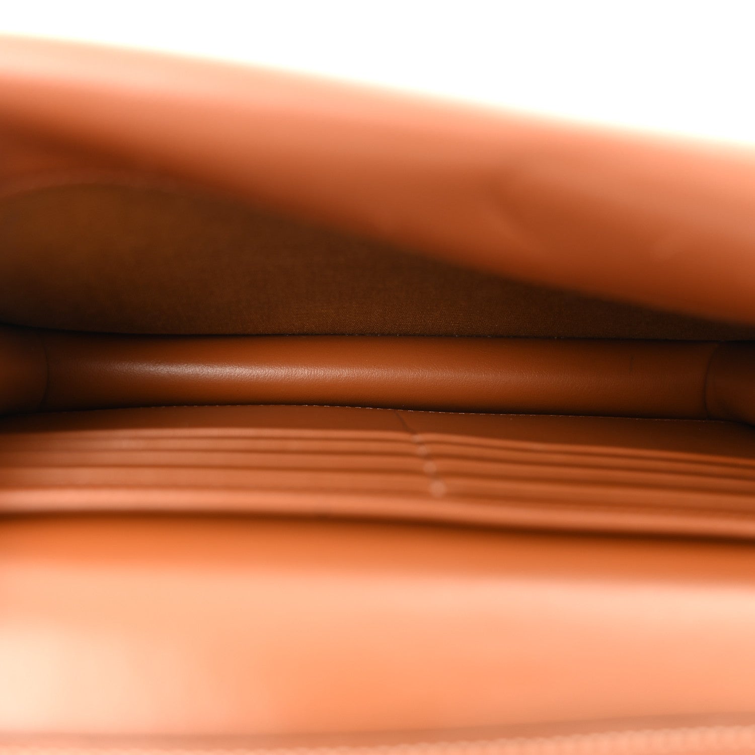 Celine Triomphe Canvas Lambskin Wallet On Strap Tan 5 of 10