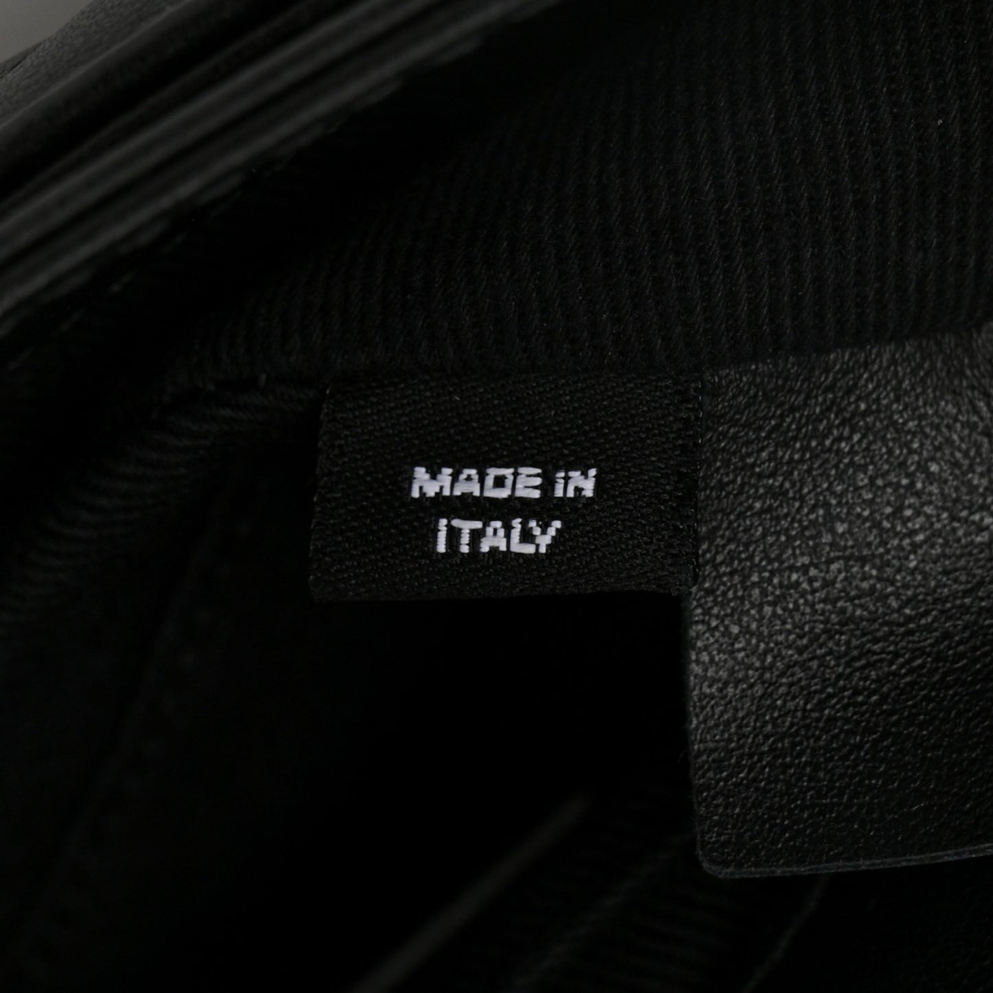 Calfskin Quilted CC Uniform Flap Belt Bag Black