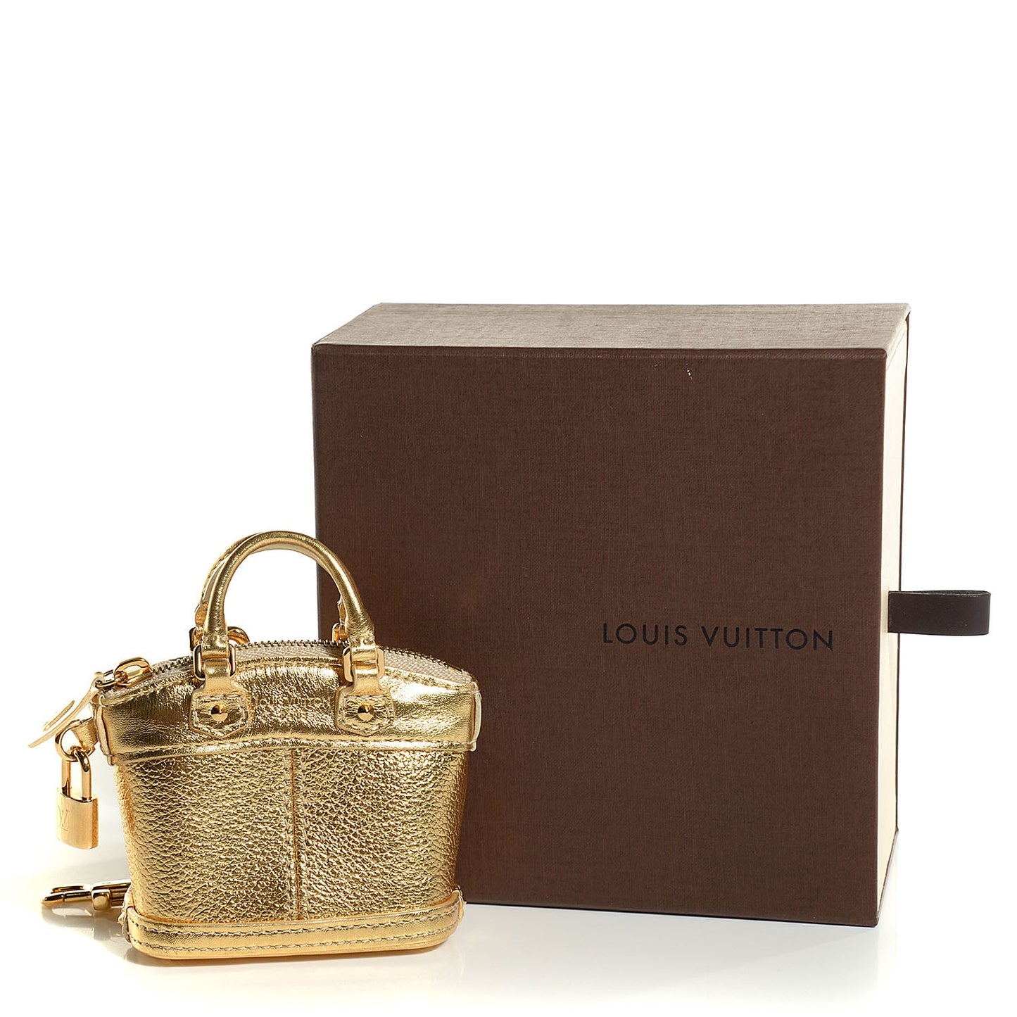 Suhali Mini Lockit Bag Charm Gold