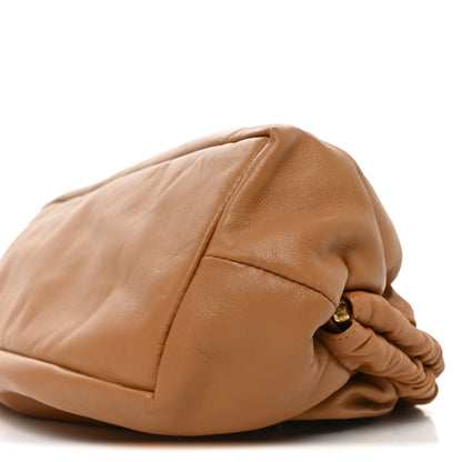 Mansur Gavriel Lambskin Cloud Clutch Caramel 9 of 9