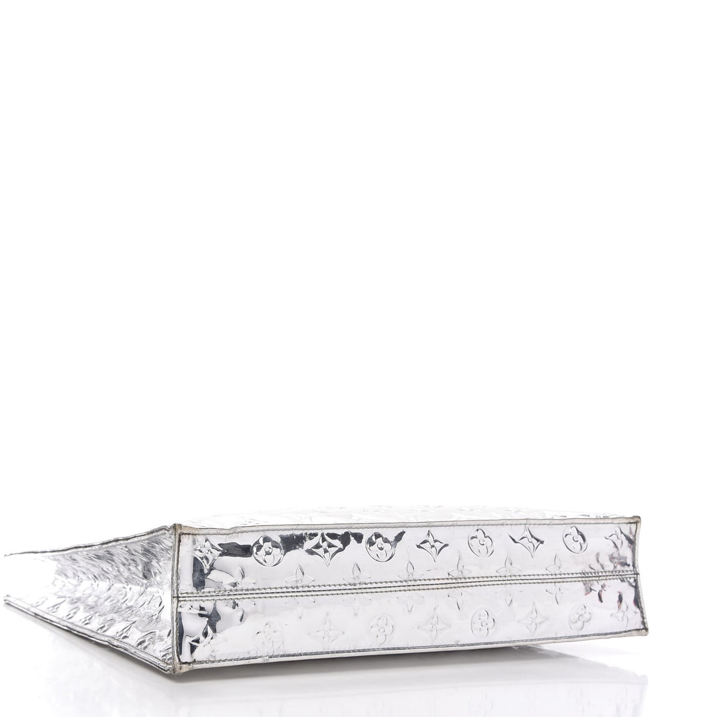 Monogram Miroir Sac Plat Silver