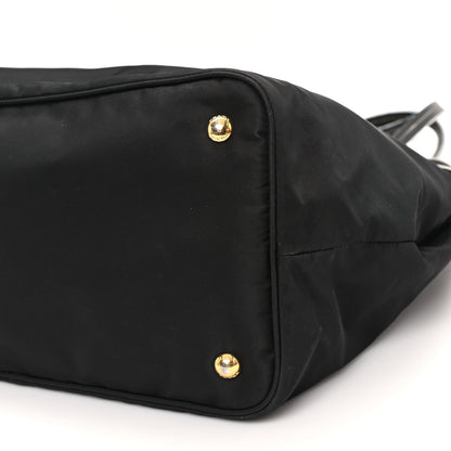 Prada Tessuto Nylon Saffiano Shopping Tote Black 10 of 13