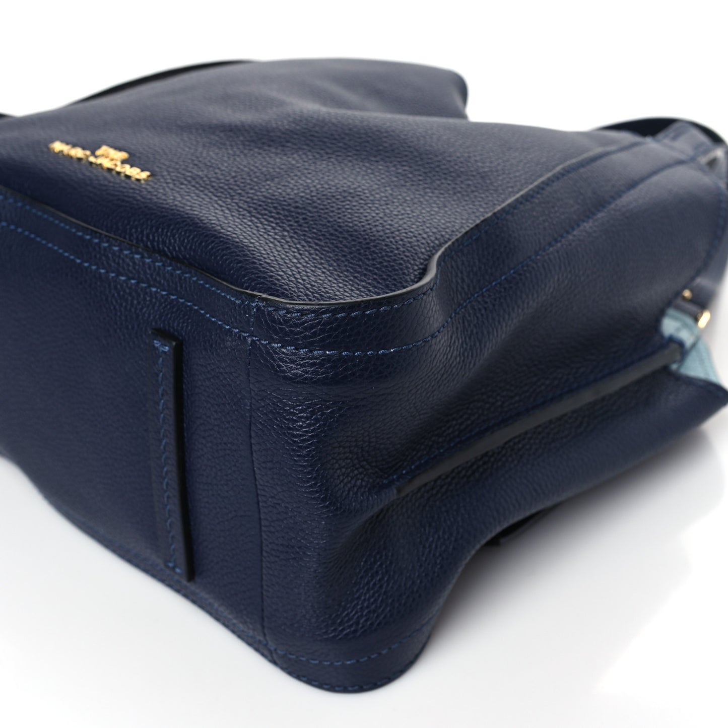 Grained Calfskin The Director Tote Blue Navy
