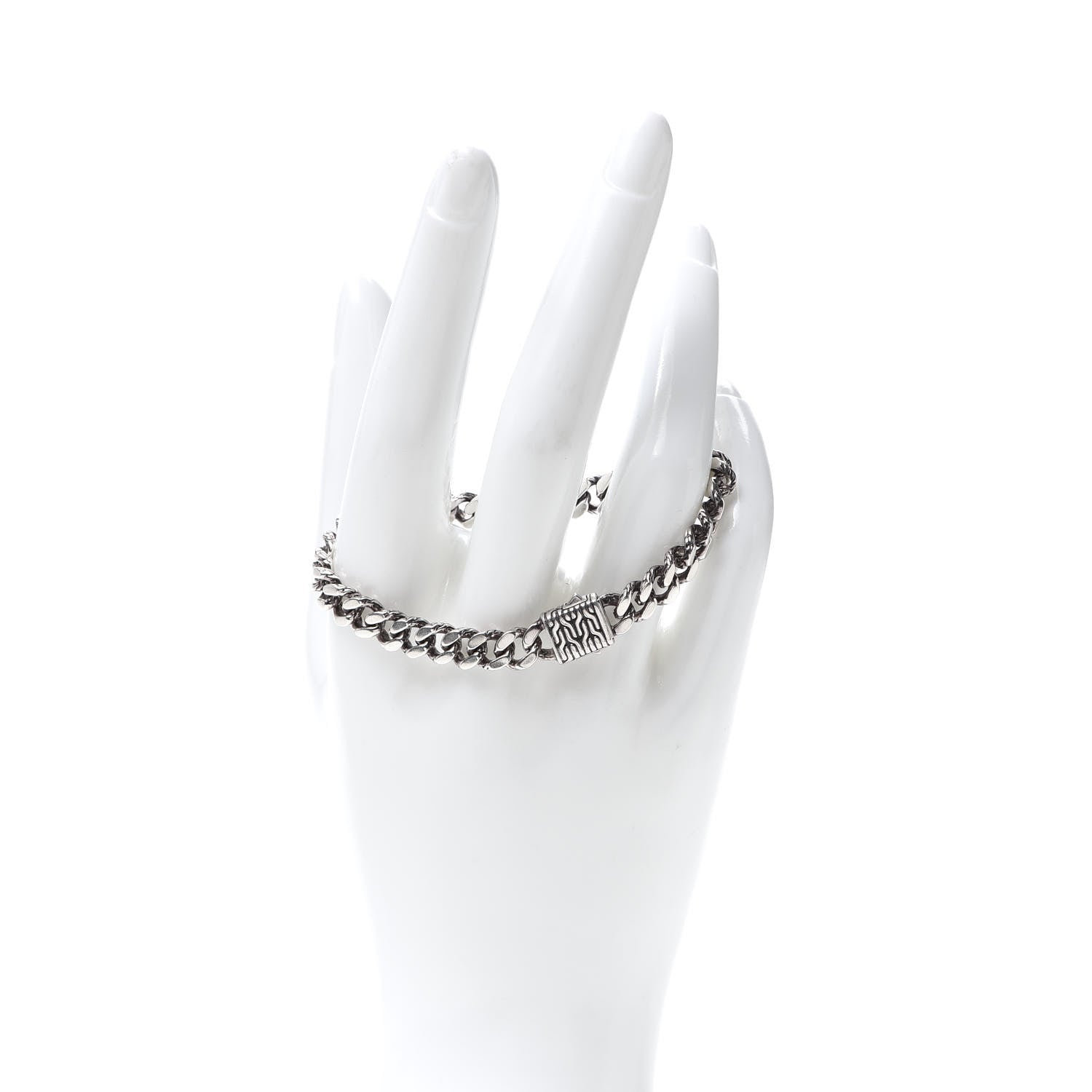 John Hardy Sterling Silver Classic Chain Curb Link Bracelet 2 of 5