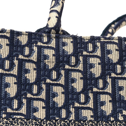 Christian Dior Oblique Medium Book Tote Blue Multicolor 11 of 12