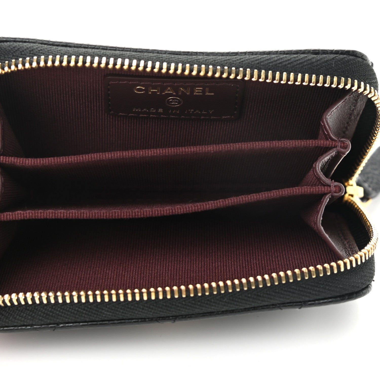 Chanel Caviar Quilted Classic Zipped Coin Purse Black 5 of 8
