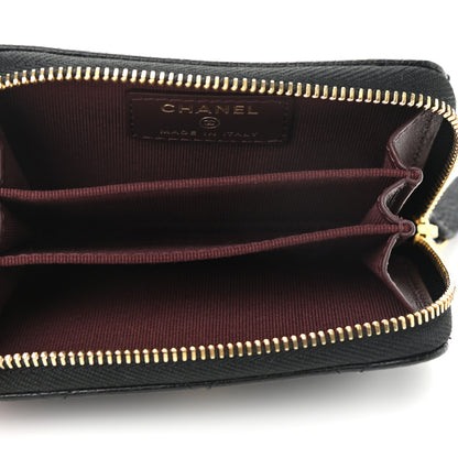 Chanel Caviar Quilted Classic Zipped Coin Purse Black 5 of 8