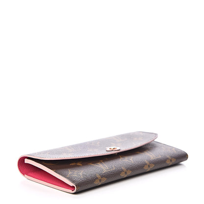 Louis Vuitton Monogram Bloom Flower Emilie Wallet 4 of 8