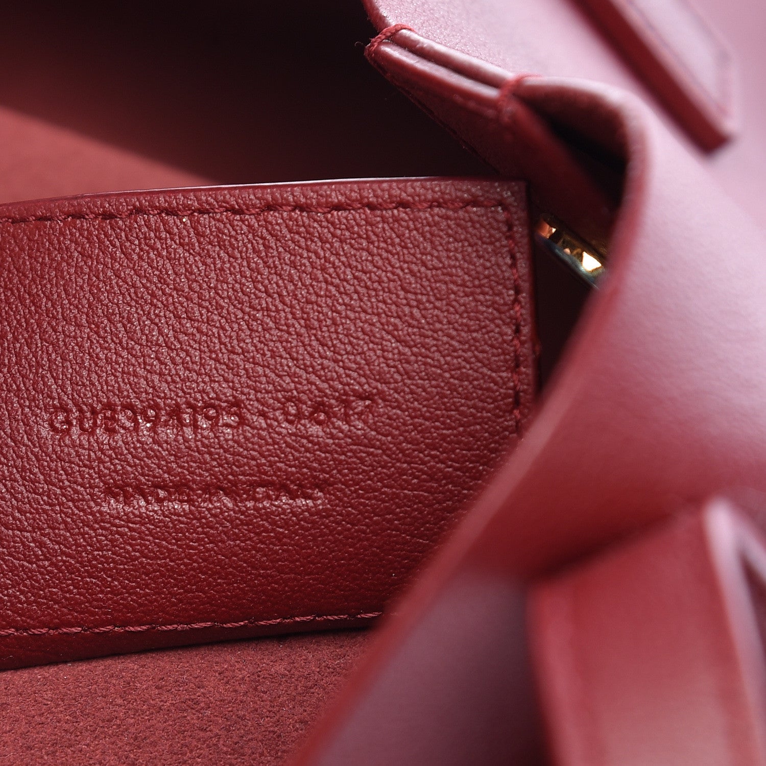 Saint Laurent Calfskin Large Shopping Tote Rouge Legion 8 of 12
