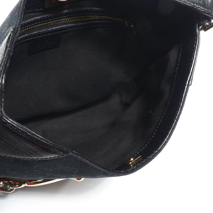 Gucci Monogram Web Hasler Hobo Black 5 of 7