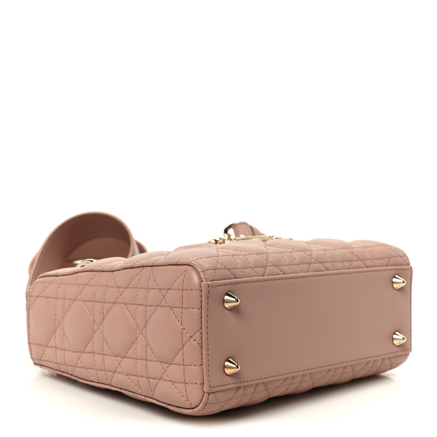 Christian Dior Lambskin Cannage Small My ABCDior Lady Dior Fard 4 of 11