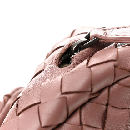 Bottega Veneta Nappa Intrecciato Small Chain Crossbody Dusty Rose 16 of 18