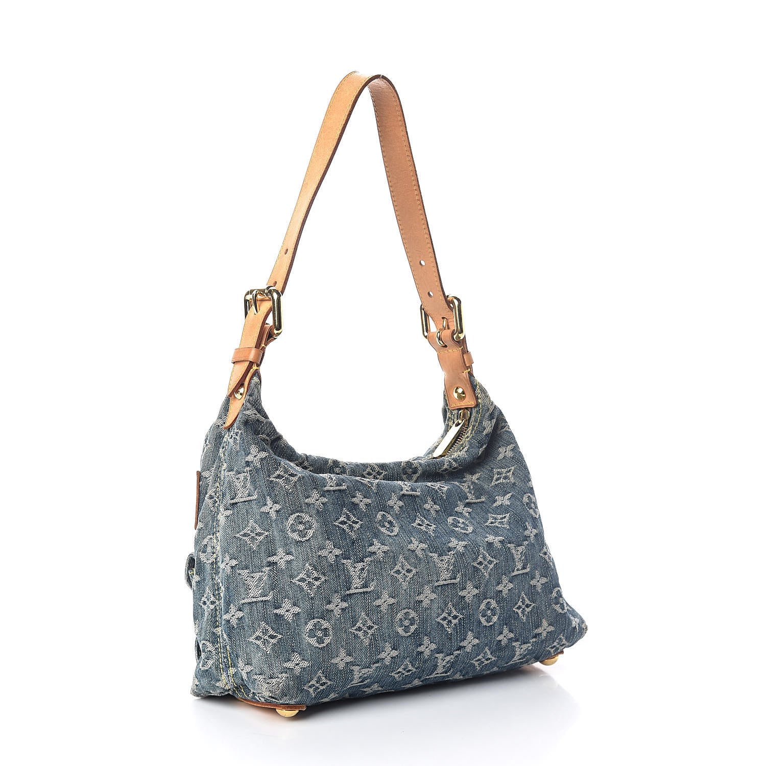 Louis Vuitton Monogram Denim Baggy PM Blue 3 of 9