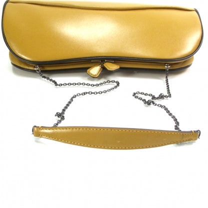 Prada Leather Clutch Bag Tan 6 of 10