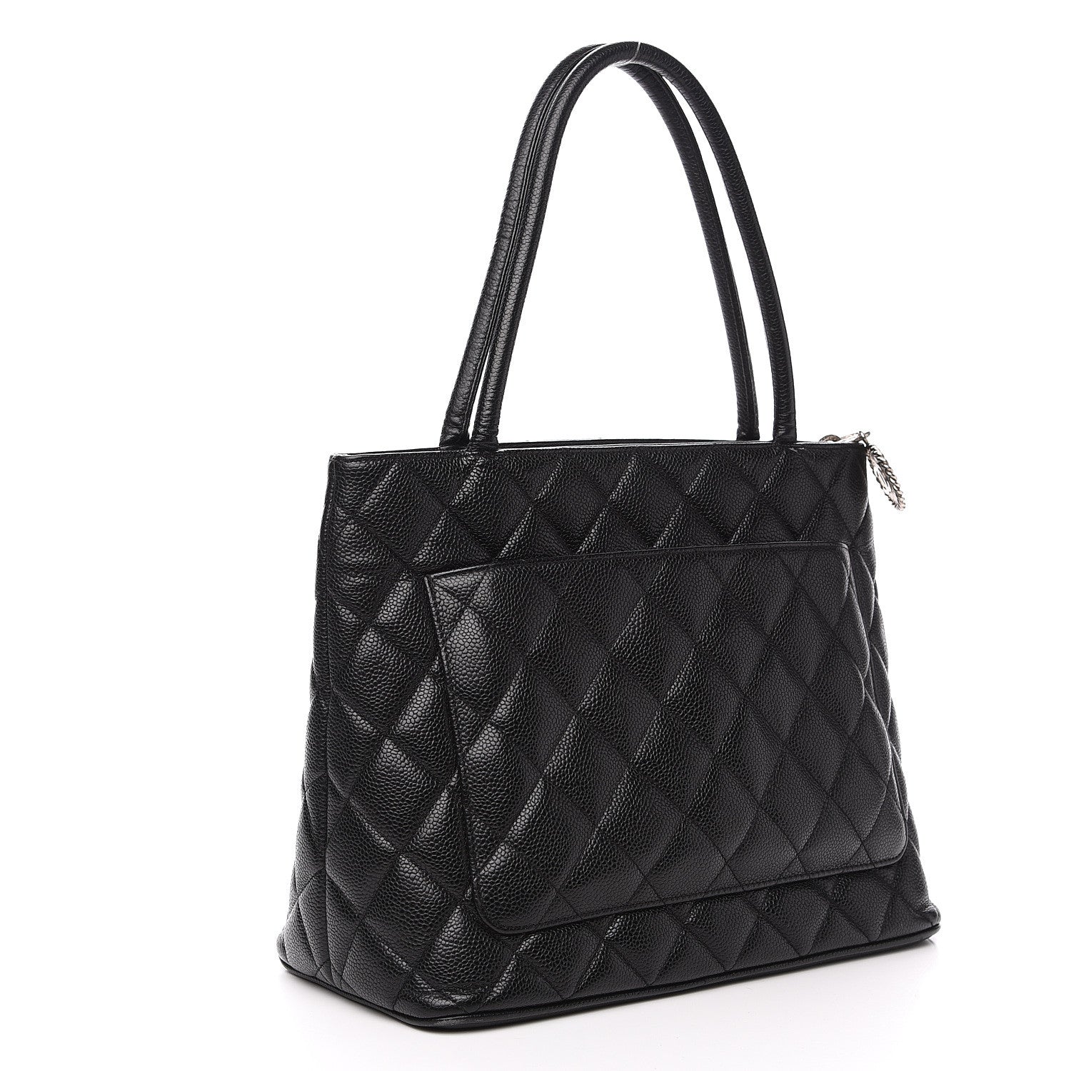 Chanel Caviar Quilted Medallion Tote Black 2 of 14