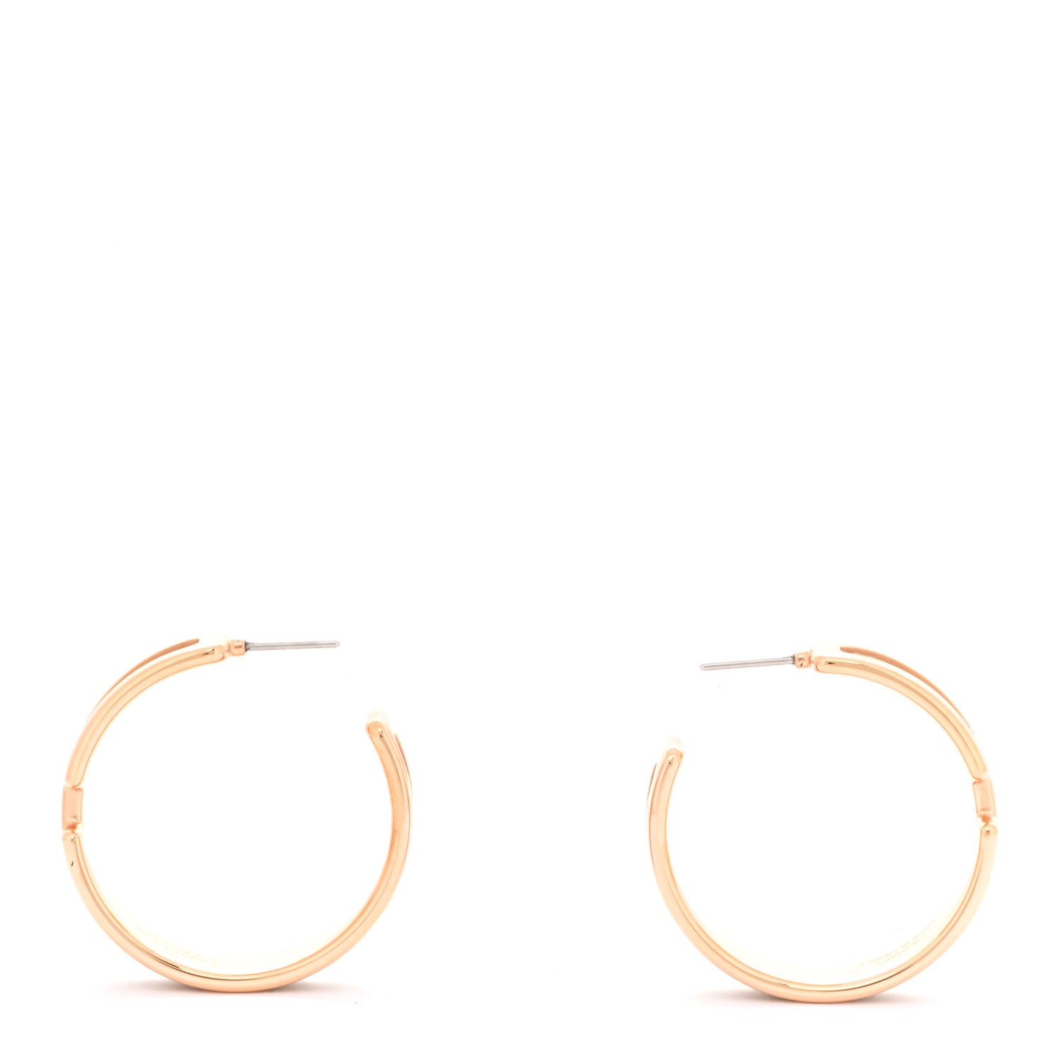 Hermes Madame Calfskin Olympe Earrings Trench Naturel 3 of 4