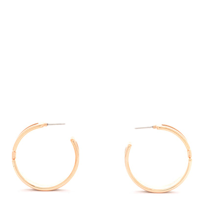 Hermes Madame Calfskin Olympe Earrings Trench Naturel 3 of 4