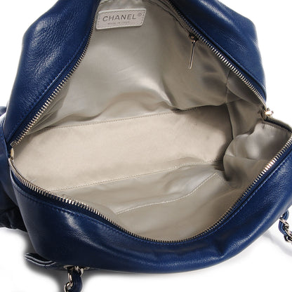 Chanel Lambskin Small Camera Case Blue 6 of 8