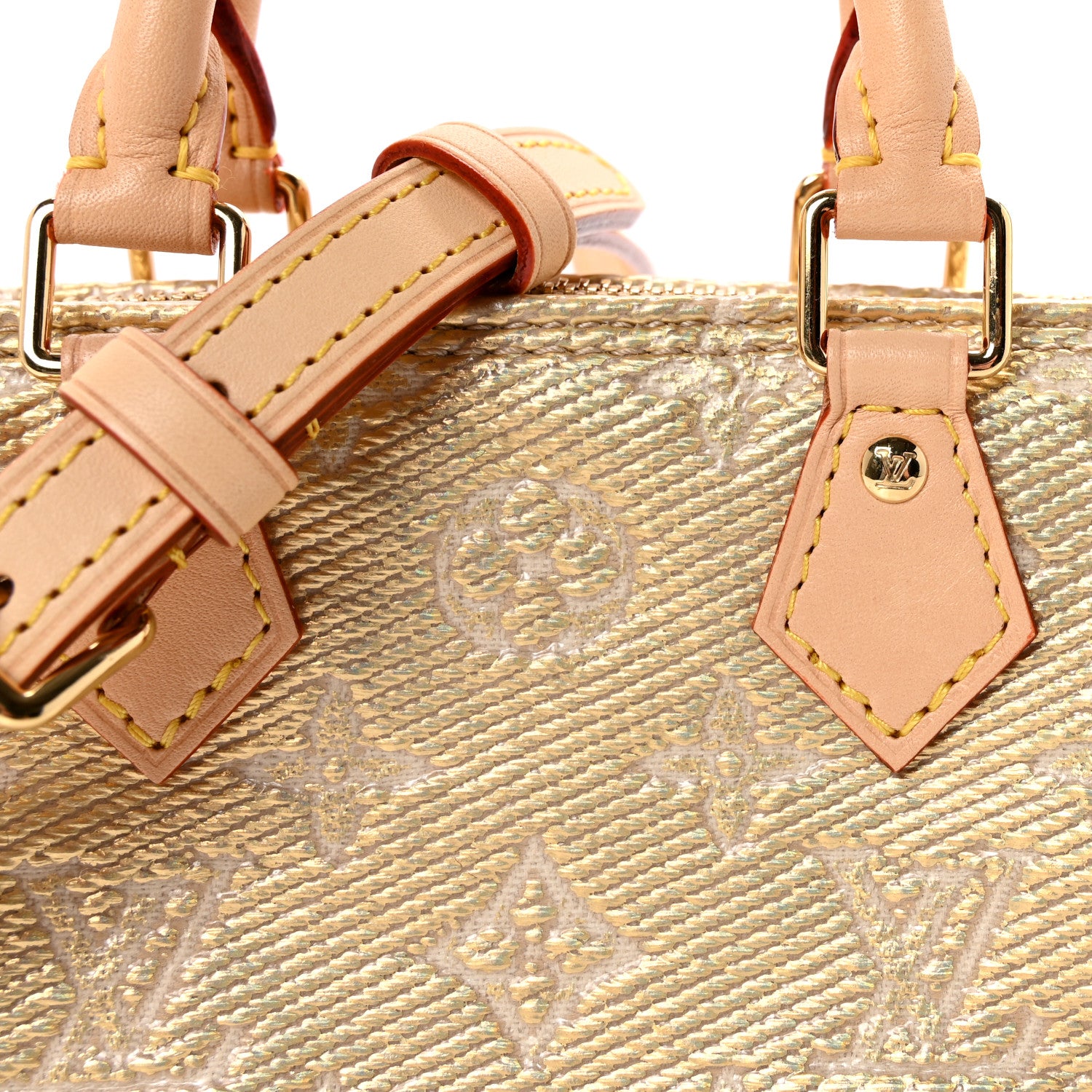 Louis Vuitton Monoglam Nano Speedy Beige 7 of 10