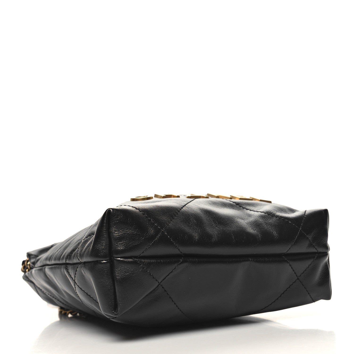 Chanel Shiny Calfskin Quilted Mini Chanel 22 Black 4 of 11