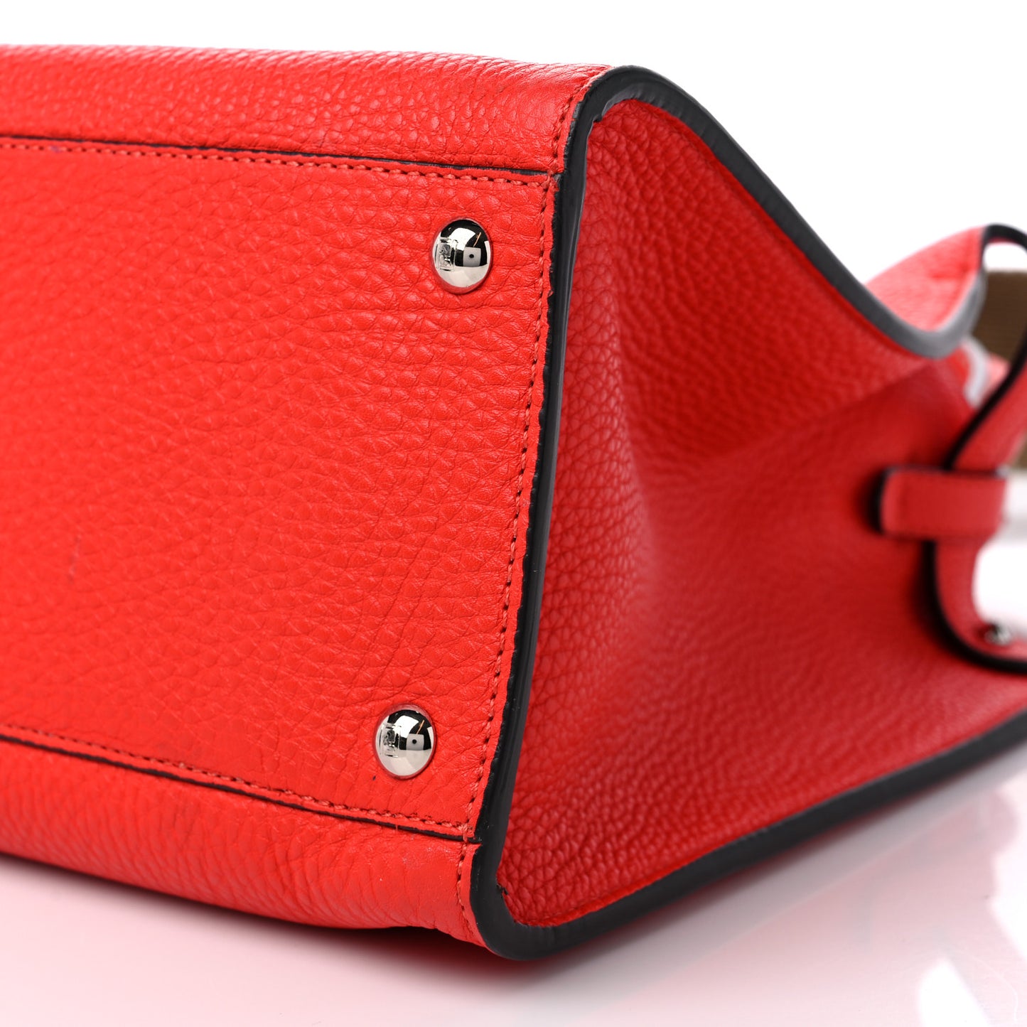 Cuoio Romano Selleria Medium Peekaboo X-Lite Fiamma Rosso