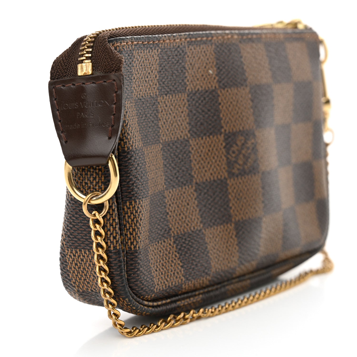 Louis Vuitton Damier Ebene Mini Pochette Accessories 3 of 11