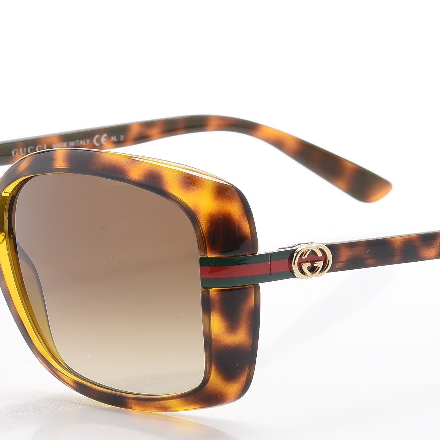 Gucci GG Web 3188/S Sunglasses Tortoise 8 of 8