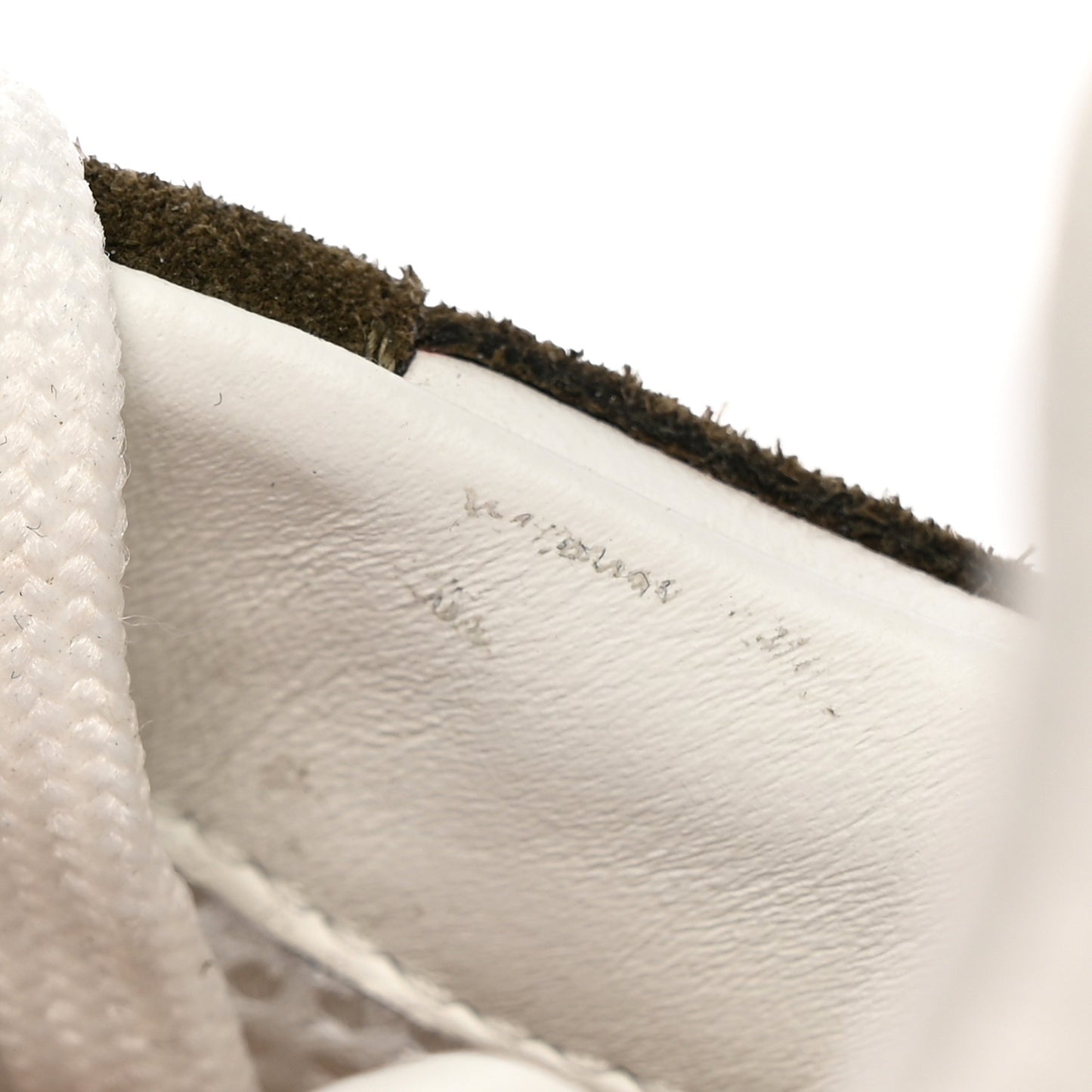 Calfskin Suede Run Away Sneakers 36 Green