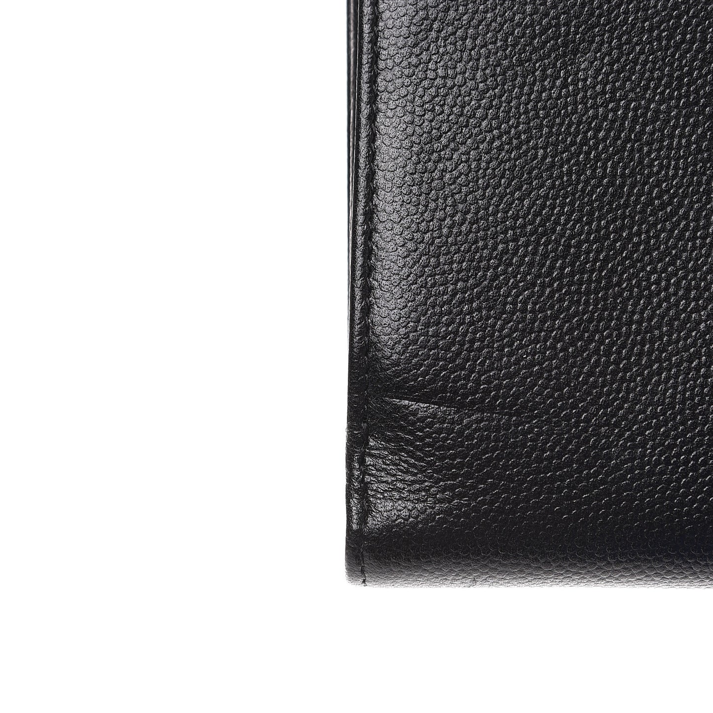 Caviar Sevruga French Compact Wallet Black