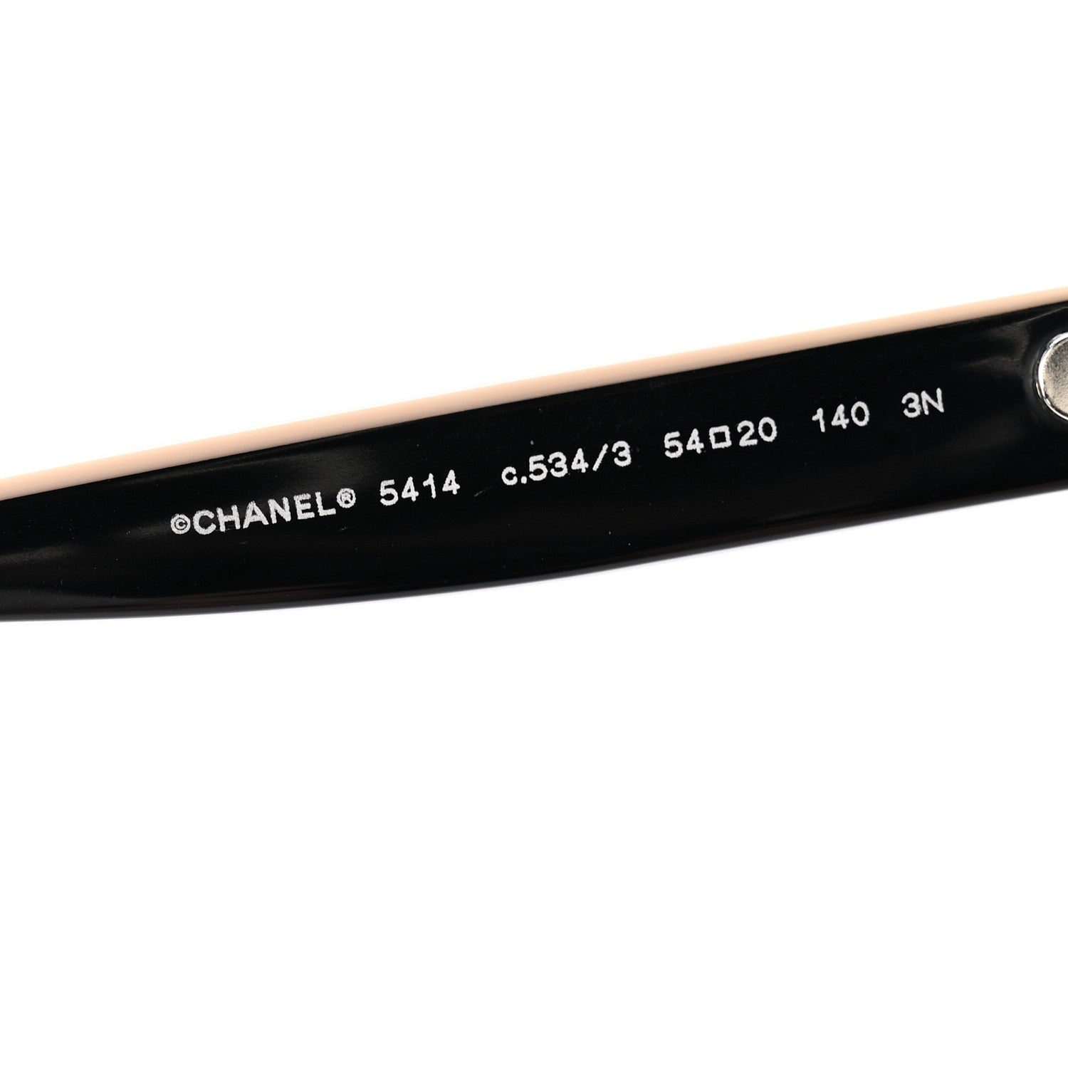 Chanel Acetate CC Butterfly Sunglasses 5414 Black Beige 7 of 8