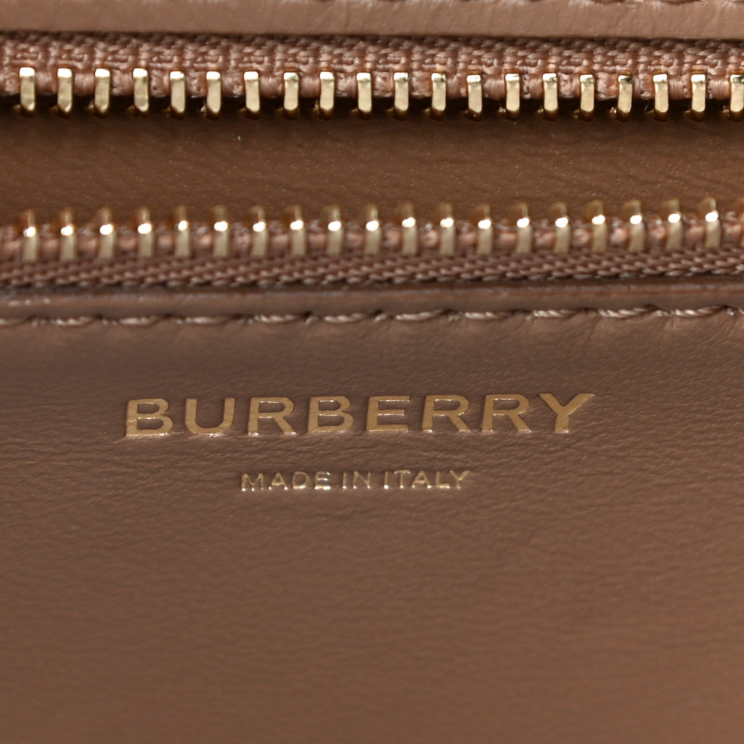Burberry Smooth Calfskin Monogram Medium TB Bag Chalk White Camel 4 of 17