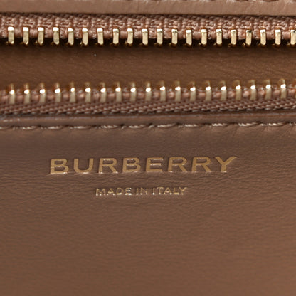 Burberry Smooth Calfskin Monogram Medium TB Bag Chalk White Camel 4 of 17