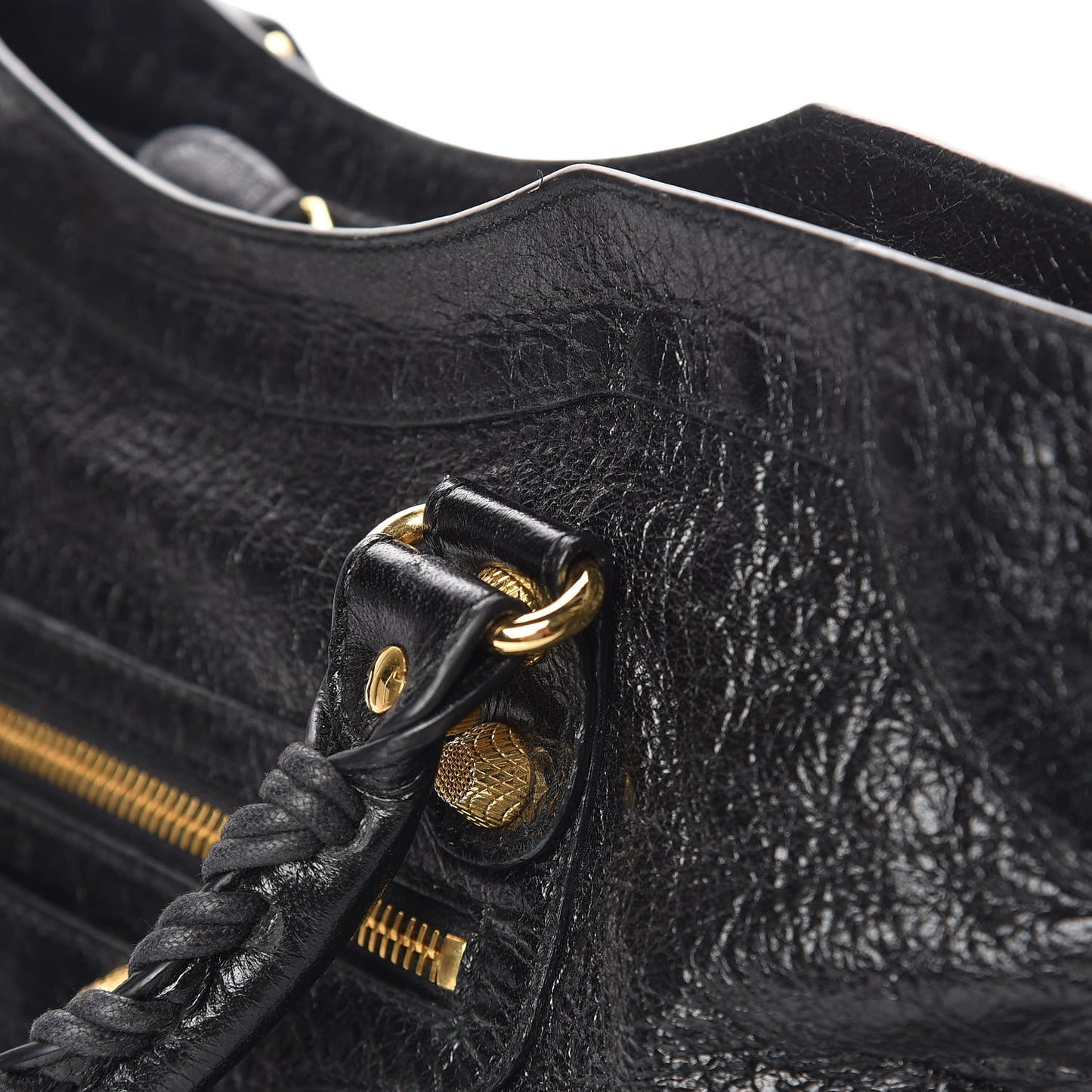 Agneau Giant 12 Gold Hardware City Black