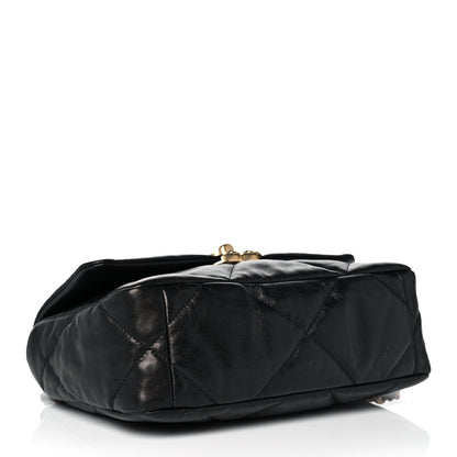 Chanel Goatskin Quilted Medium Chanel 19 Flap Black 4 of 10