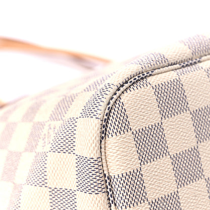 Louis Vuitton Damier Azur Neo Neverfull MM Rose Ballerine 9 of 18