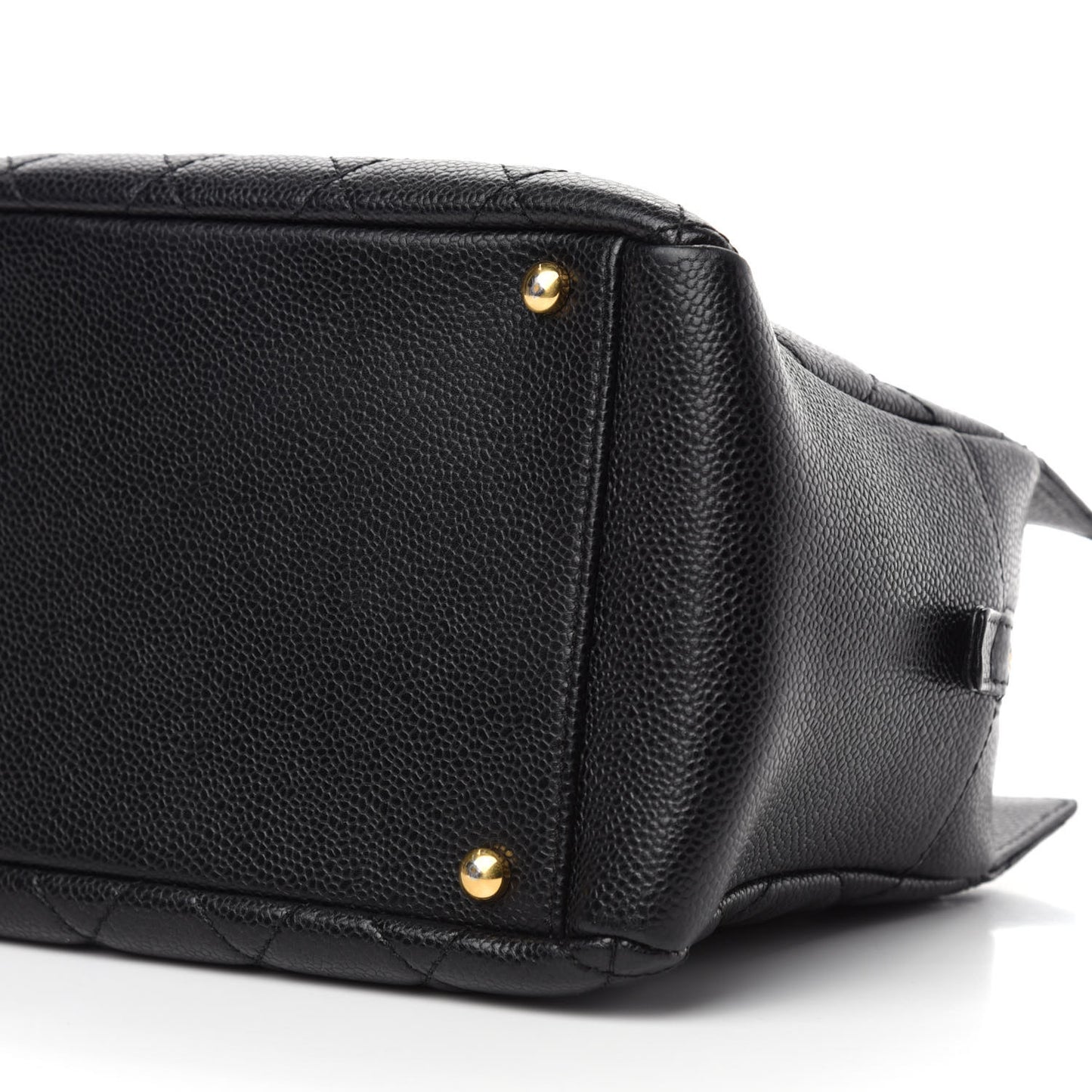 Caviar Quilted Petit Timeless Tote PTT Black