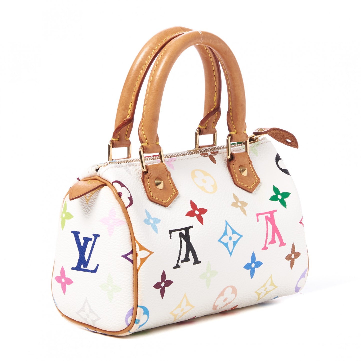 Monogram Multicolor Mini Sac HL Speedy White