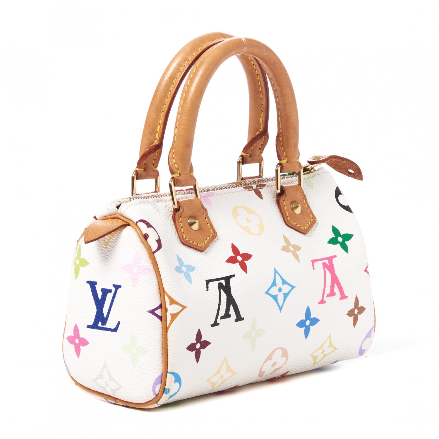 Louis Vuitton Monogram Multicolor Mini Sac HL Speedy White 2 of 7