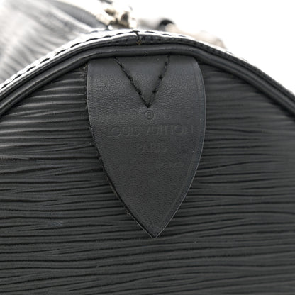 Louis Vuitton Epi Speedy 30 Black 6 of 12