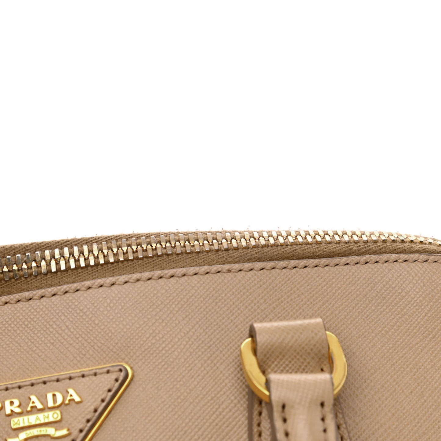 Saffiano Lux Medium Promenade Tote Sabbia