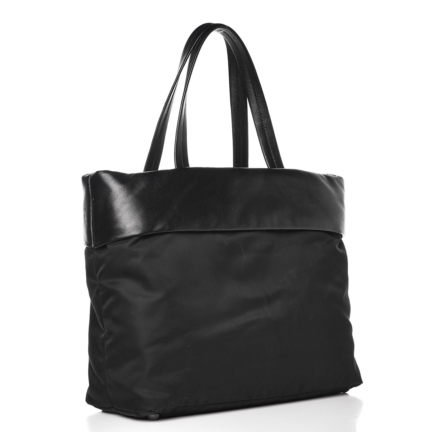 Prada Tessuto Nylon Nappa Tote Nero Black 3 of 8