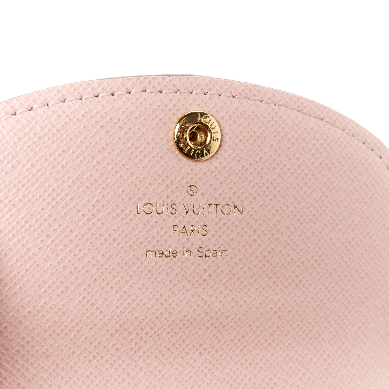 Louis Vuitton Damier Ebene Rosalie Coin Purse Rose Ballerine 6 of 9