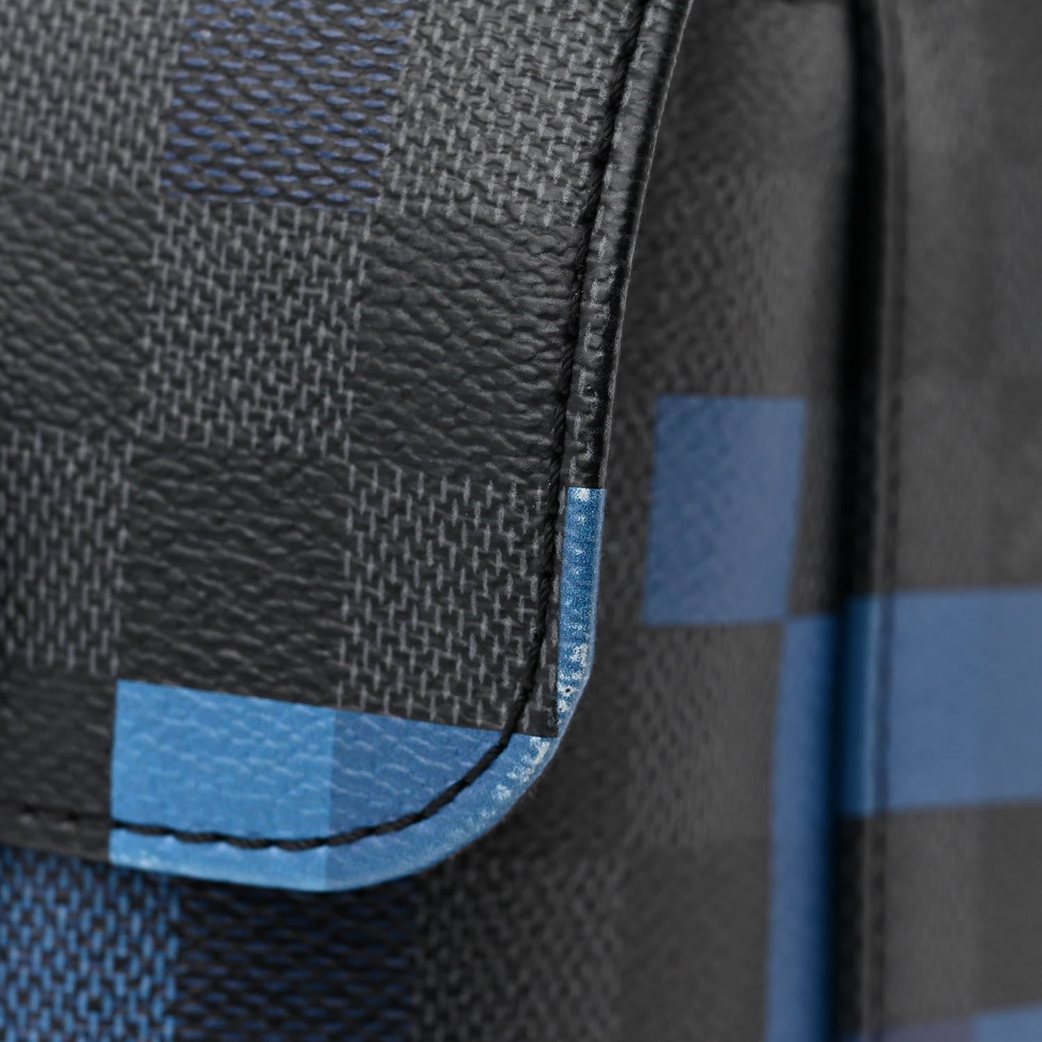 Louis Vuitton Damier Graphite Pixel Christopher PM Backpack Blue 11 of 18
