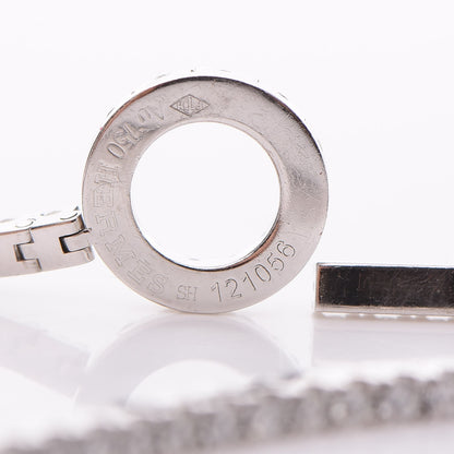Hermes 18K White Gold Diamond Finesse Bracelet SH 4 of 6