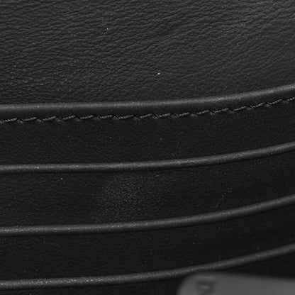 Christian Dior Ultra Matte Calfskin Saddle Chain Wallet Pouch Black 16 of 18